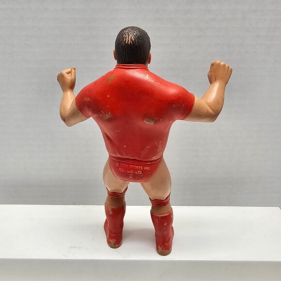 Vintage WWF Nikolai Volkoff USSR Action Figure Rubber Wrestler 8" 1984 80s - Picture 2 of 11